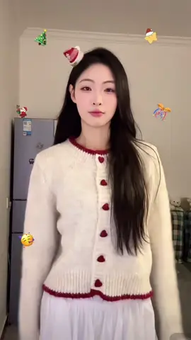 Áo cardigan xinh #cardigan#aokhoac #aokhoaccardigan #giangsinh #outfit 