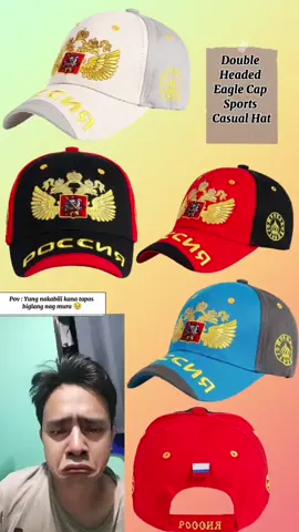 Double Headed Eagle Cap Sports Casual Hat#eaglecap #capformen #cap #fyp 