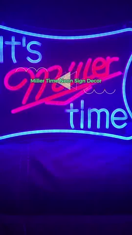 BEER NEON GREAT FOR THOSE MILLER LOVERS MAN CAVES.#MILLERTIME #BEER #MANCAVE #NEONS 