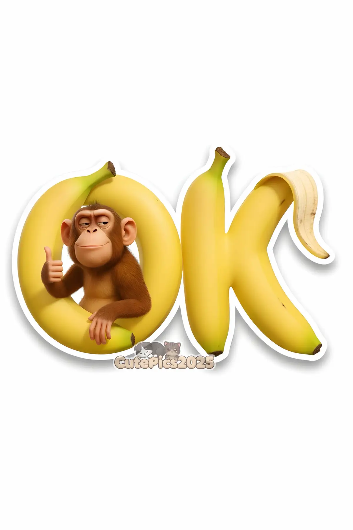 Phần 3 trong chuỗi sticker chú Khỉ với nhiều biểu cảm đáng yêu ☺️ #fyp #stickers #xuhuong #chat #cutepics2025 