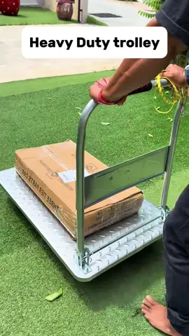 Malelessan ang pagod mo dito dahil di mo na kelangan mabuhat ng mabigat, itutulak mo na lang. #heavydutytrolley #stainlesssteeltrolley #trolley #trolley1000kg #heavydutystainlesssteeltrolley 