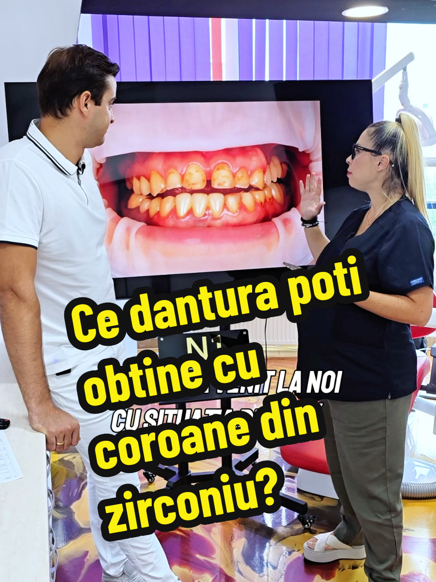 Asta am obtinut cu ajutorul coroanelor de zirconiu. #coroanedentare #zirconia #cliniciledralecu #drelenaalecu @DuMaschine @clinicile.dralecu 