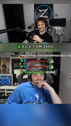 Zeko reacciona al Bana imitando su risa ajjaja #parati #zeko #bananirou 