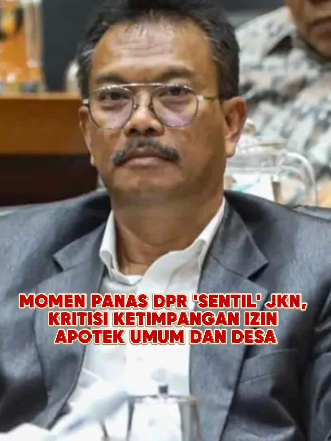 Momen Panas di DPR! Edy Wuryanto 'nyentil' JKN, kritisi banget soal ketimpangan izin apotek umum dan apotek desa! Jangan sampai karena aturan, warga desa jadi susah dapat obat! Perlu ada keadilan!  #EdyWuryanto #DPRRI #PDIPerjuangan #JKN #ApotekDesa 