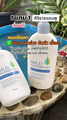 ศิริราช มายด์แชมพู SIRIRAJ  1 แถม 1 บำรุงผมอย่างล้ําลึก ให้ผมเรียบลื่น ทำความสะอาดอย่างอ่อนโยน ลดผมขาด หลุดร่วง รังแค คันหนังศีรษะ #มายด์แชมพู #แชมพูศิริราช #ผมร่วง #หนังศีรษะลอก #สุกี้โชคดีshop  @สุกี้ โชคดี shop  @สุกี้ โชคดี shop  @สุกี้ โชคดี shop 