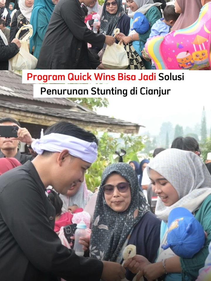 Program Quick Wins Bisa Jadi Solusi Penurunan Stunting di Cianjur. Bupati Cianjur Mohammad Wahyu Ferdian menyatakan, program Quick Wins menjadi solusi menurunkan angka stunting.