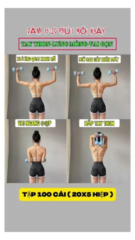 4 bài tập giảm m ỡ tại nhà mà chị em nên tập để có vóc dáng đẹp hơn nhé #donglucmoingay #tatapgym #tapgymtainha #giammo #cogangtungngay 