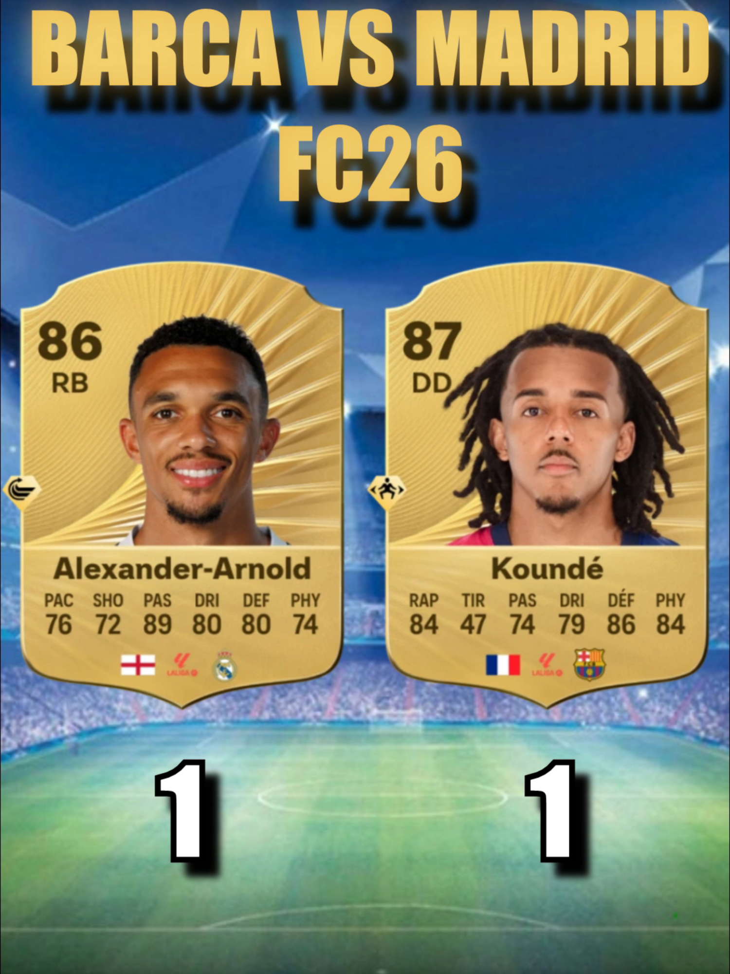 #FC26 #FootballCards #RealMadrid #Barcelona #CardComparison #FUT
