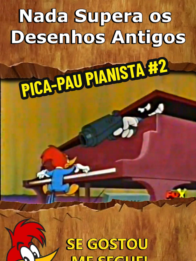 PICA-PAU PIANISTA (2) #piano #picapau #pravoce 