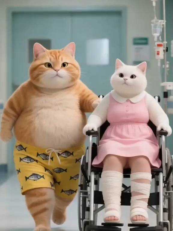 Orange cat 🐱 is very social 🍳 #foryou #catlovers #cartoon #kitten #aicat #haha #funnyvideos #orangecat #cutecat #catlover #kitty #tiger #kucing #fyp #ai #cat