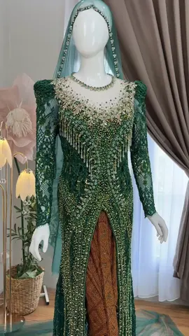 Set rok jotol 🌱  #promomakanharian #kebayahijau #kebayaemeraldgreen 