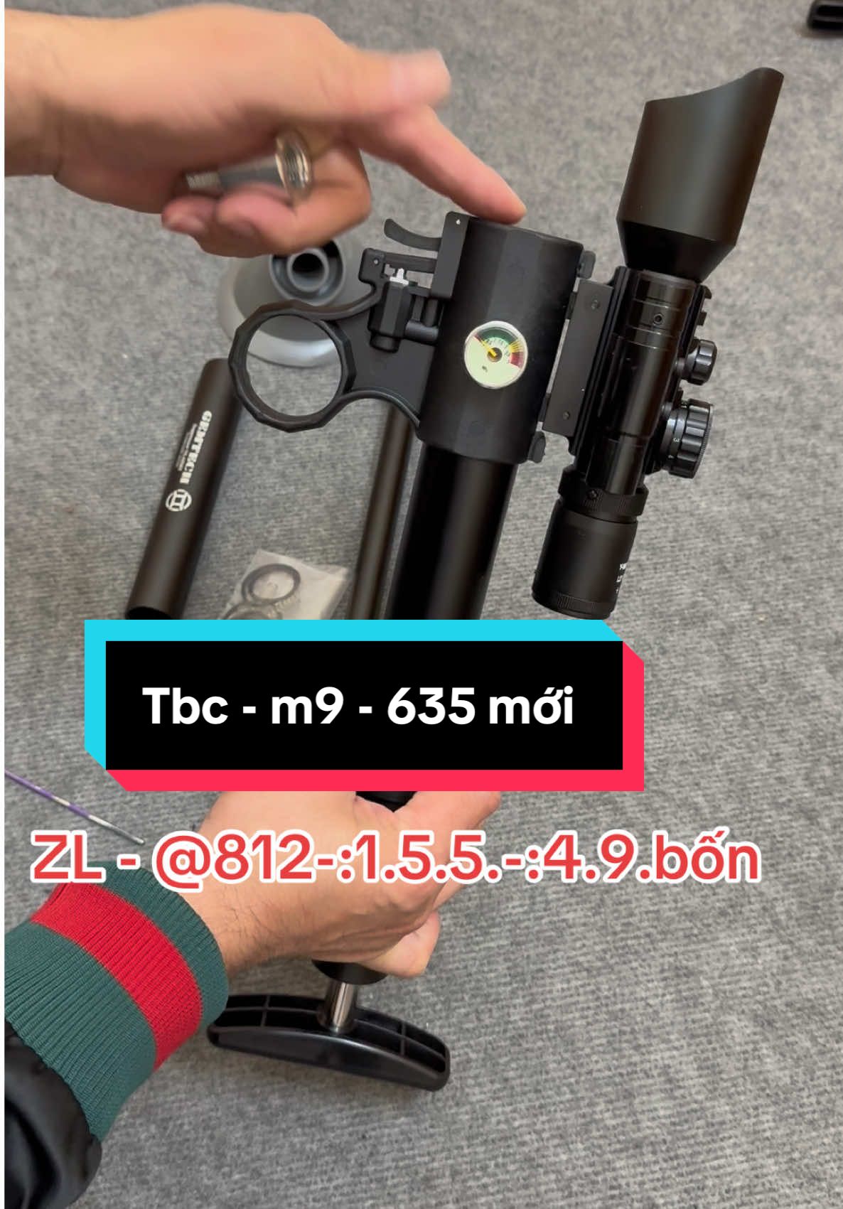 Hàng hót Thông bồn cầu 635 kết hợp ngắm M9 #xuhuongtiktok2025❤️ #đồchơigiáxưởng5 #thongboncau 