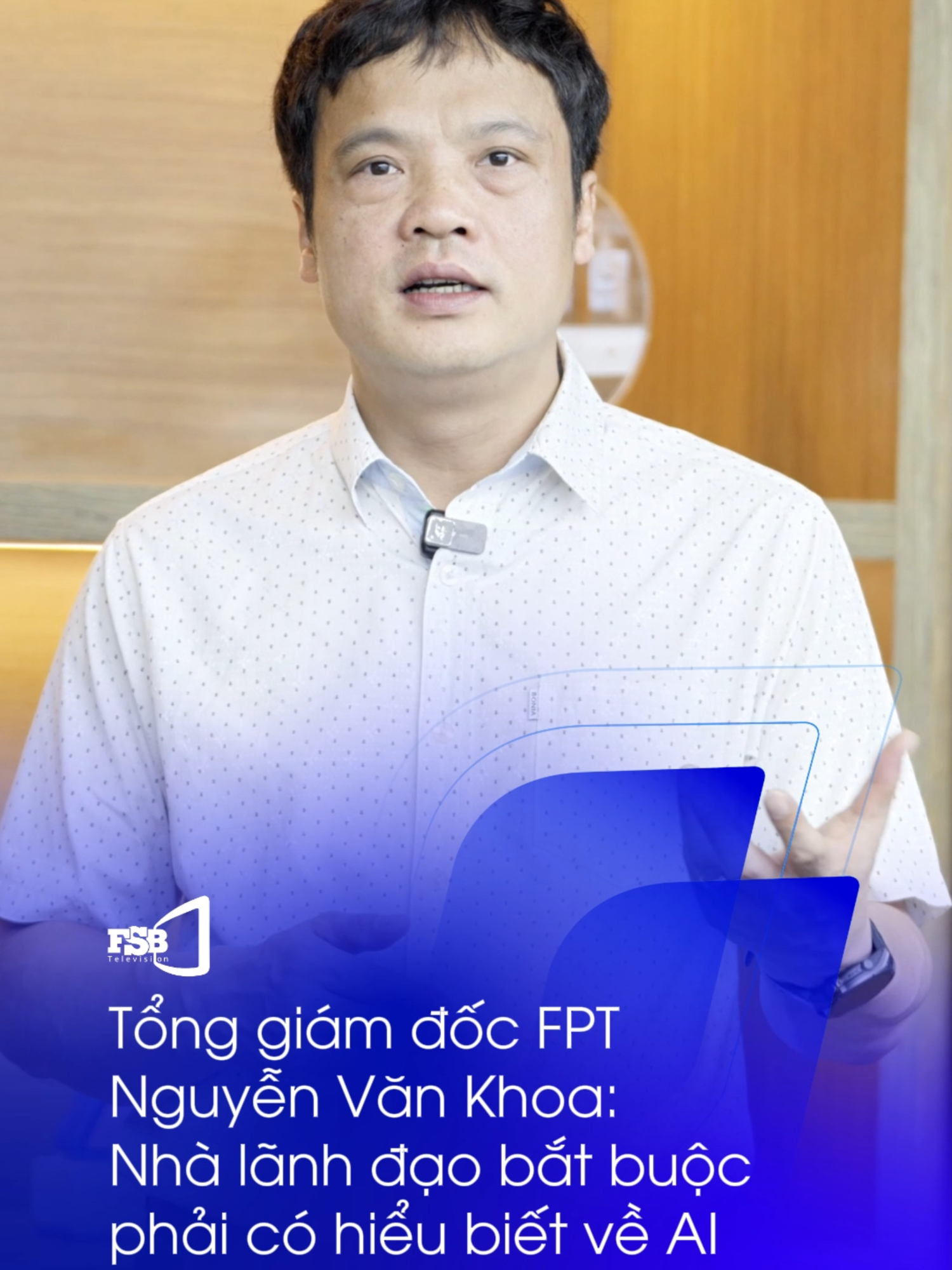 Nhà lãnh đạo doanh nghiệp bắt buộc phải có hiểu biết về AI trong kỷ nguyên này - Chia sẻ từ Tổng giám đốc FPT Nguyễn Văn Khoa #fpt #thacsi #mba #ai #qtkd #thacsifpt #caohocfpt #saudaihocfpt