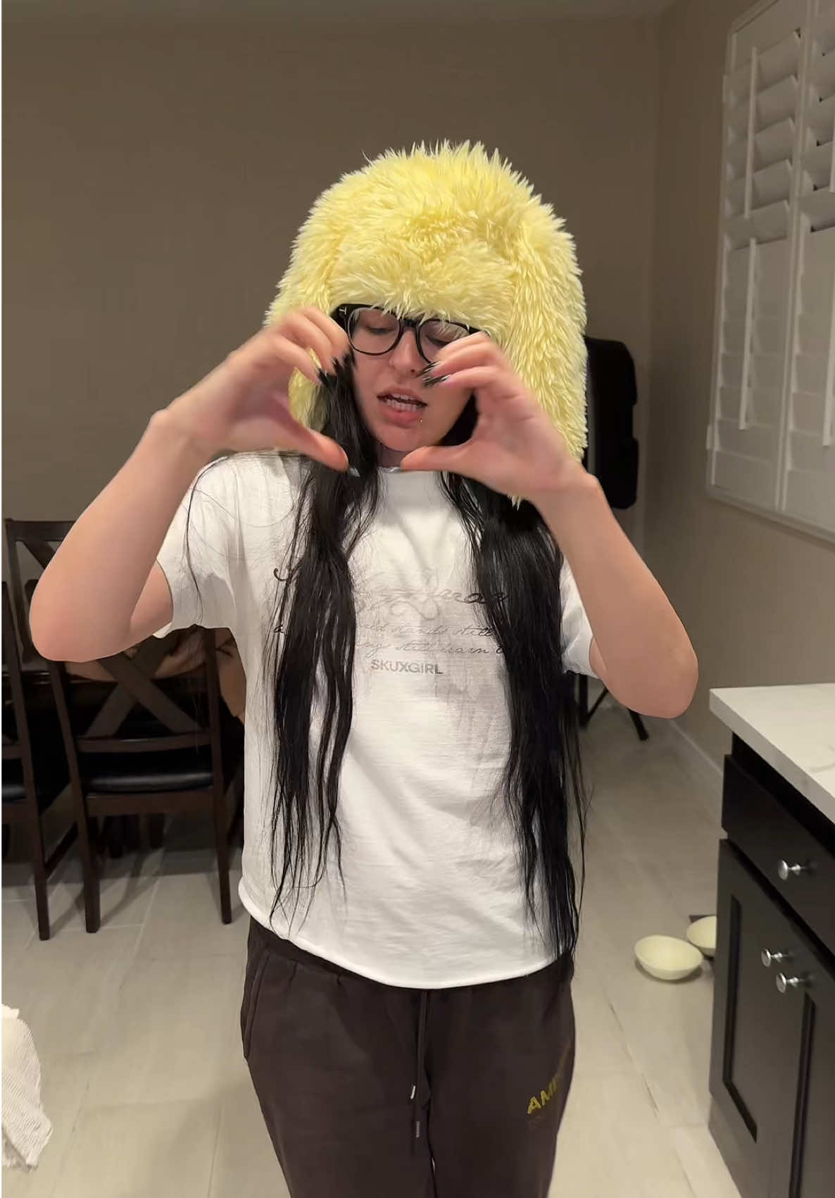 I love this hat 😭😭 #bunnyhat #cutehat #fyp #Lifestyle #fashion 