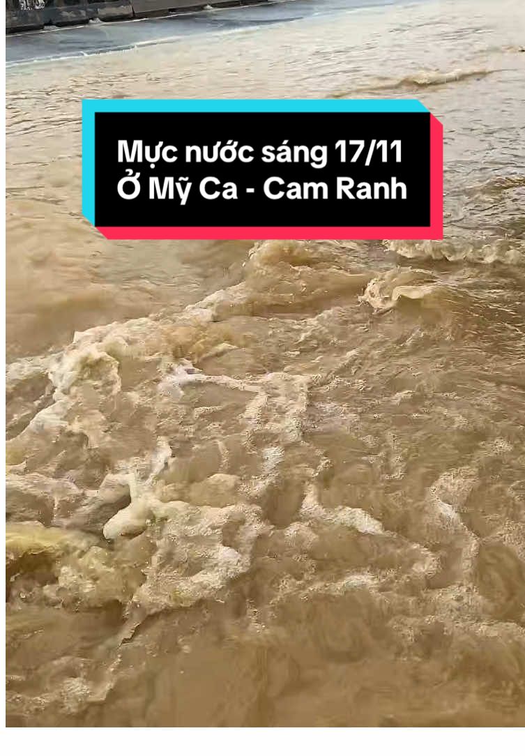 Sáng nay tại Mỹ Ca - Cam Ranh .  Giờ này chắc nước rút hết chưa anh chị #thuycamranh #camranh_khánhhoà #camranh #myca 