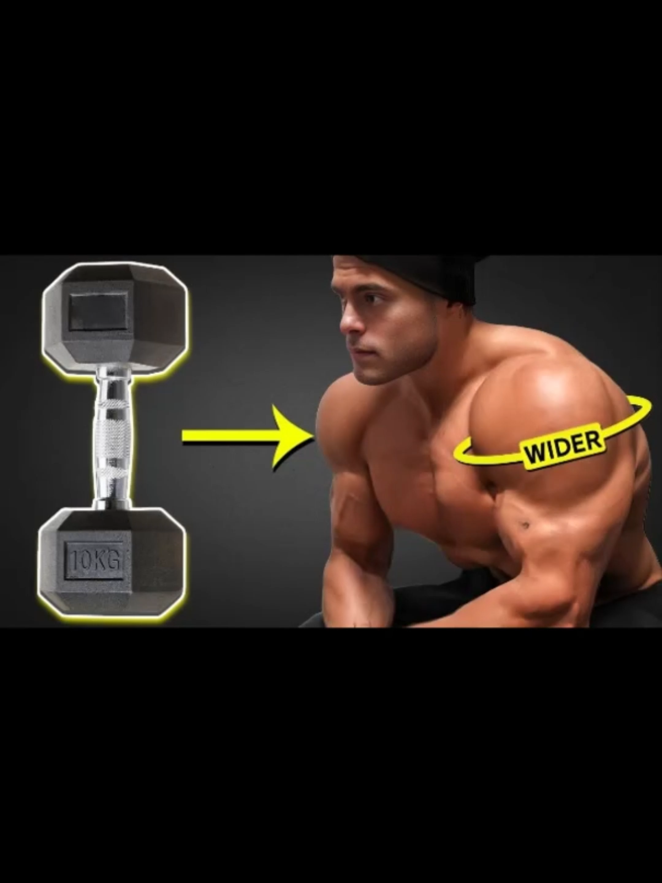 If you want to get Shoulder in a shorter time, this video is perfect 👌 #exercise #Fitness #gym #GymTok #workout #muscle #homeworkout #workoutroutine #fitnesstips #shoulders #shoulderworkout