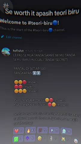 pengen secret tapi ga mau ngekos teori tanda seru warna biru solusinya  buat yg masih belum faham baca caption di bawah ⬇️⬇️                                              teori ny masih sama➡️LEPAS SEMUA TANDA SAMPE NEMU TANDA SERU (BIRU) KECUALI TANDA (SECRET) PANTAU DI SETIAP 500  TANGKAPAN ⬇️⬇️ 🟠🟠🔴(respwn) 🔴🔴(respwn) 🟠🟠🟠(respwn) •500 tangkapan tanpa 🟠🔴(respwn) •500 tangkapan di spam 🔴🟠(respwn) KHUSUS JALUR MEGALODON DI 1K TANGKAPAN UPDATE SEKARANG ➡️ jalur pertama yaitu 1 legendaris (tuna krom) dan jalur ke dua yaitu 2 legendaris (permata) ini khusus jalur dekat yaa bree di bawah 1k tangkapan,karna pengalaman gua pribadi udh 3x dapatin mege dan itu semua di bawah 1k tangkapan dan rata-rata legendnya cuman satu/dua yg gua sebutin di atas barusan (1 tuna krom) kalo gak di (2permata) selain dari itu respwn,dan cara di awal tetap sama cari (biru) terlebih dahulu,saran jika gagal di satu server usahain ganti server intinya sabar karna semua butuh proses,btw dapat apa aja nih hasil tangkapan update tanggal 17 ny coba spil di komen #roblox #foryoupage #fyppppppppppppppppppppppp #fypage #kofishit 