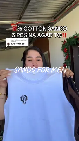 Replying to @Margerrey Acha NAKA BUY 1 TAKE 2 PLA TO😭 #sando #sandoformen #cottonsando #buy1take2 