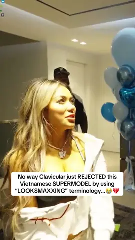 No way Clavicular just REJECTED this Vietnamese SUPERMODEL by using “LOOKSMAXXING” terminology…😭💔 | #n3on #clavicular #looksmaxing 