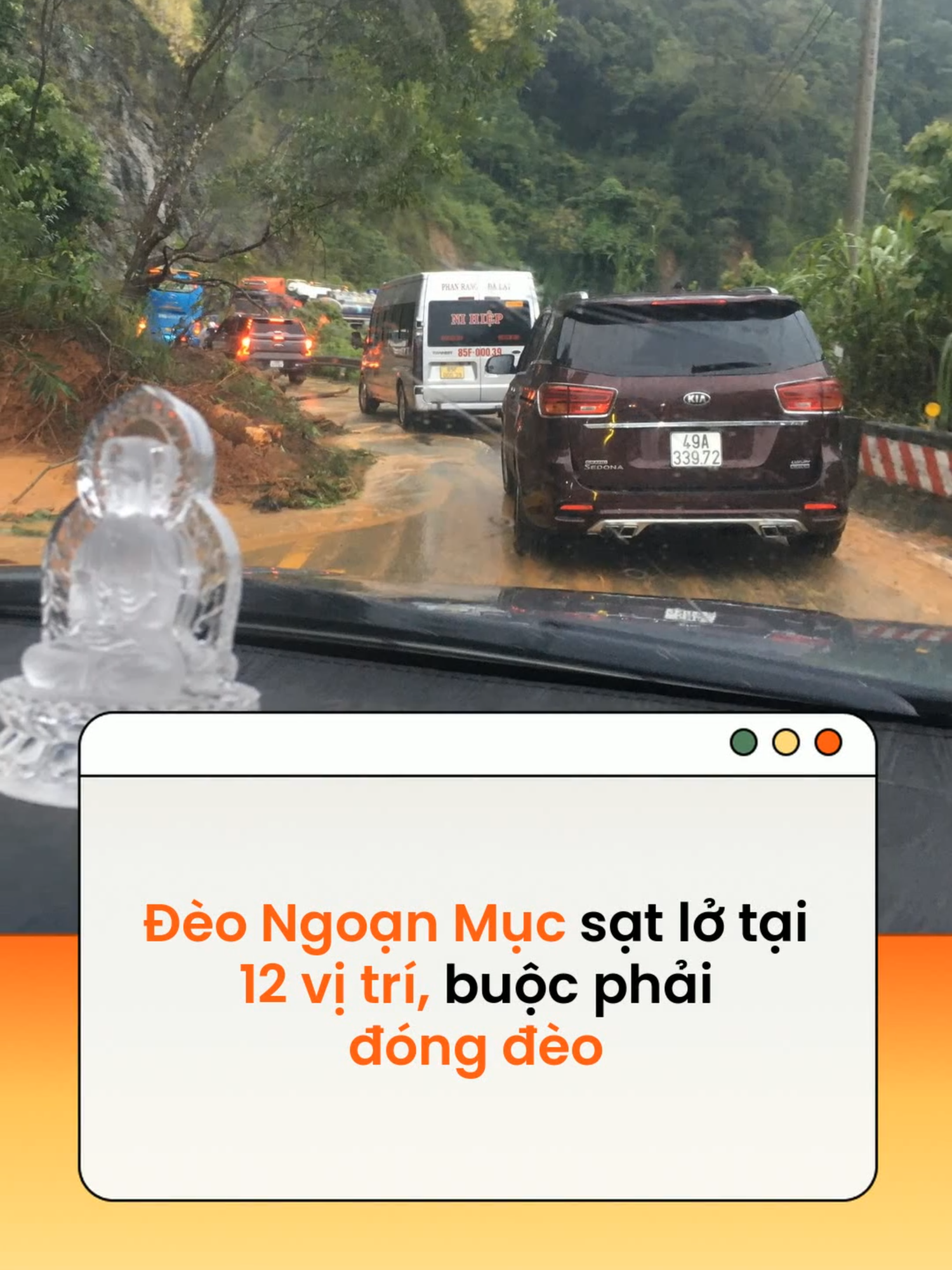 Mưa lớn chưa dứt khiến đèo Ngoạn Mục ghi nhận 12 điểm sạt lở và nguy cơ tiếp tục phát sinh nhiều điểm mới trong thời gian tới #news #amm  Theo Người lao động