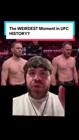 The WEIRDEST Moment in UFC HISTORY? #UFC #mma #foryoupage #fyp #dakkayaps 