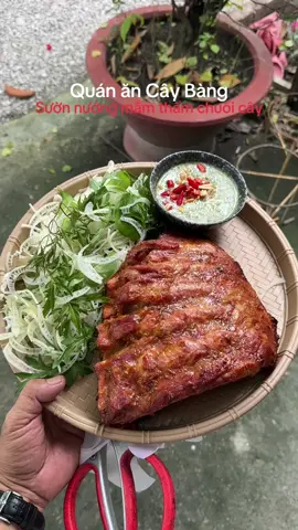 #quán ăn cây bàng an hoà #sườn nướng lu