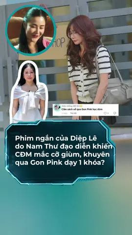 Phim ngắn của Diệp Lê do Nam Thư đạo diễn khiến dân tình mắc cỡ giùm, khuyên mang sách vở qua Gon Pink dạy 1 khóa? #showbiz #saubiz #tiktokgiaitri #dieple #gonpink 