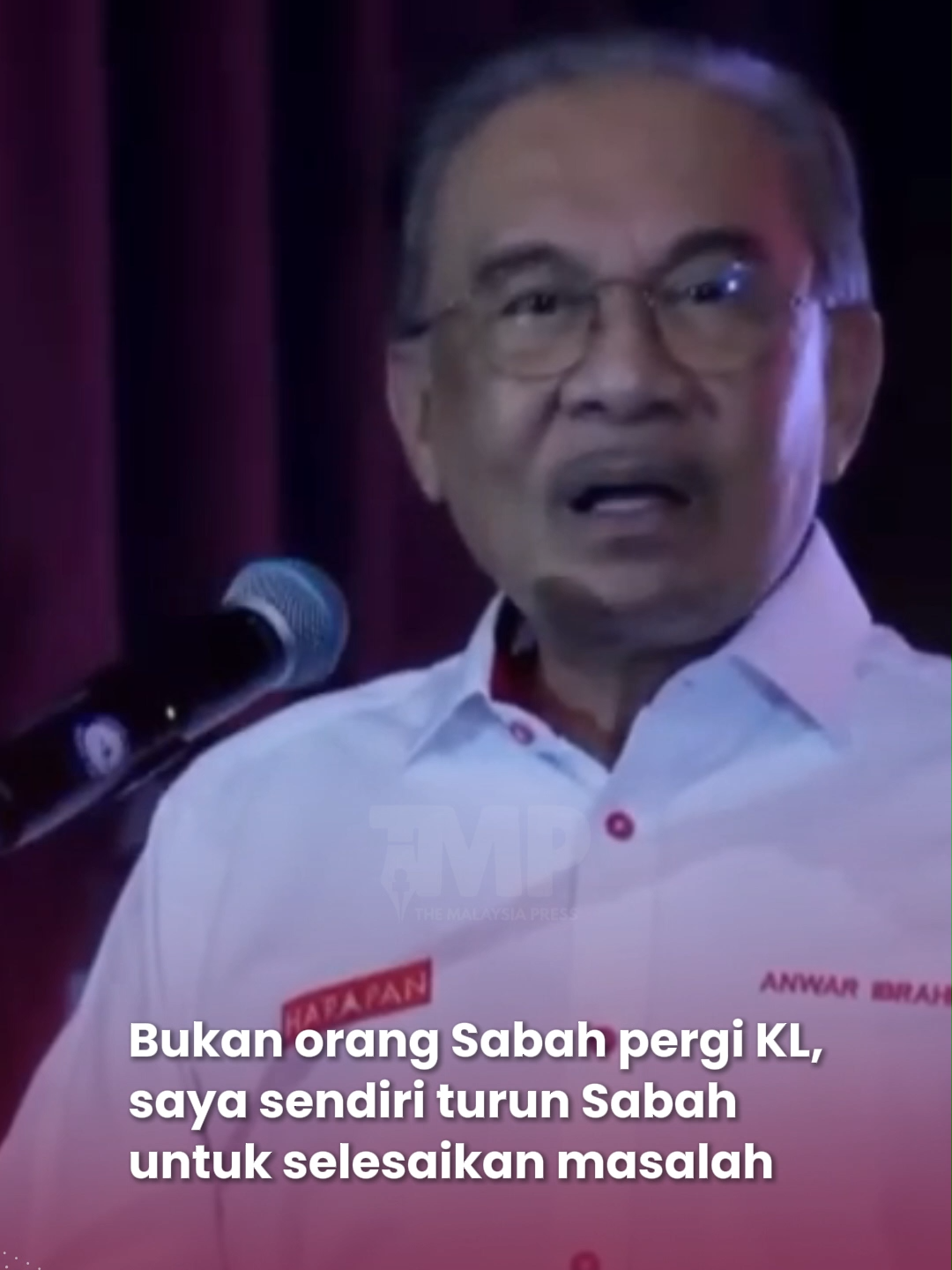 Bukan orang Sabah pergi KL, saya sendiri turun Sabah untuk selesaikan masalah