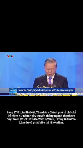 Tổng Bí thư Tô Lâm và Chủ tịch Quốc hội Trần Thanh Mẫn dự Lễ kỷ niệm 80 năm Ngày Truyền thống ngành thanh tra Việt Nam