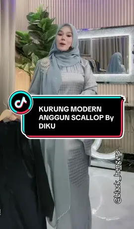 KURUNG MODERN ANGGUN SCALLOP By DIKU 💕💕💕 #bajukurungmoden #bajukurungcantik #bajukurungstyle #bajukurungscallop #dikuempire 
