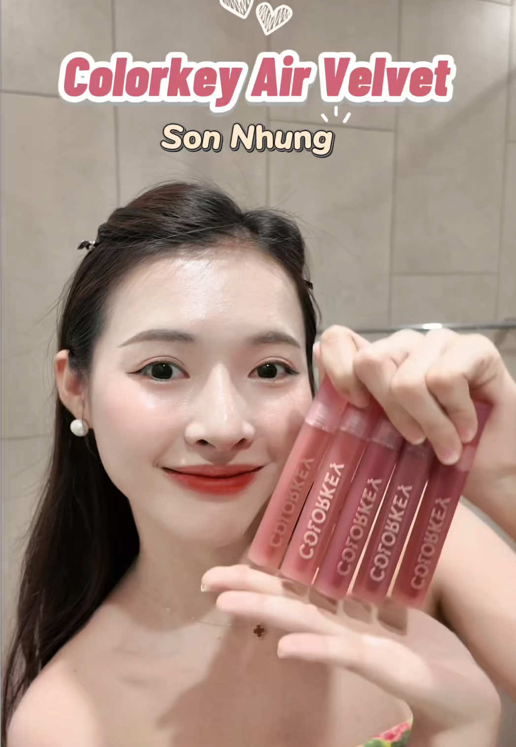 Son đẹp mà giá oki lắm , màu xinh nữa #soncolorkey #sonnhungcolorkey #sonxinh #goclamdep #viral 