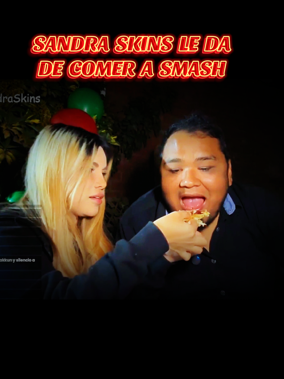 Sandra Skins le da de comer a SMASH, #sandraskins #sandraskinsclips #smashdota #parejas #tiktokviral 
