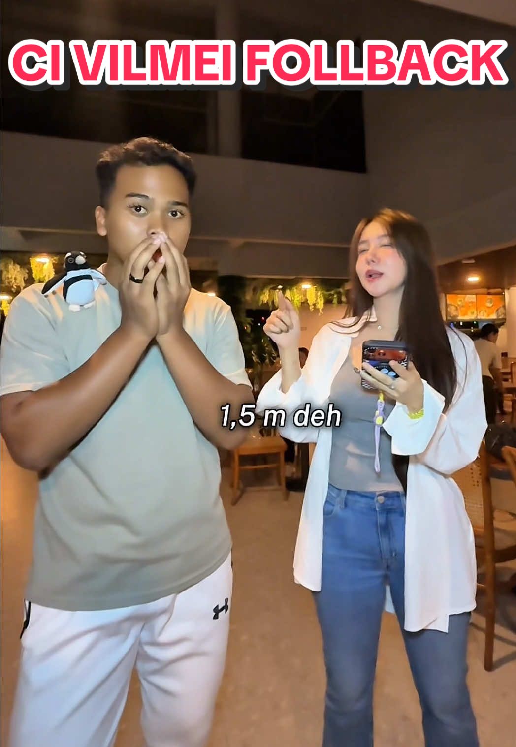 1.5 jt difollback cici, apakah bisa netizen? @VILMEI✨ 