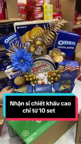 Lên tone xanh chỉ 3 nem khum🐠 Tận 10 món toàn thương hiệu thui í, e nhận sỉ HCM chỉ từ 10 set, chiết khấu cao cho ce mới tập bán #xuhuong #setquatet2026 #quàtet #tphcm 