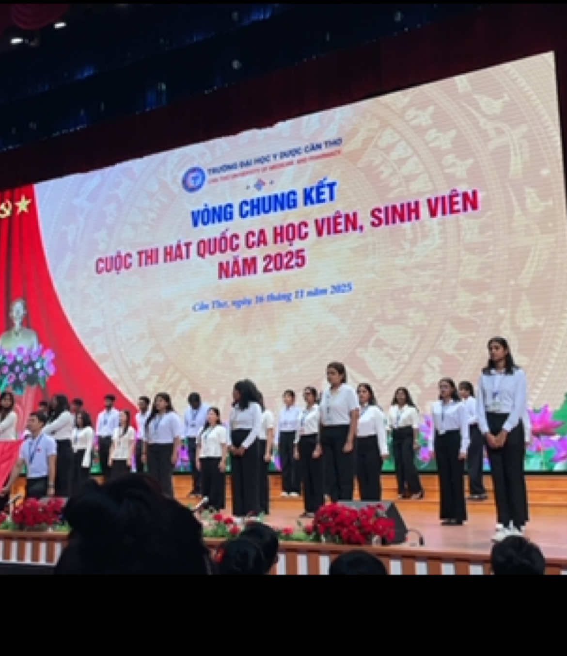 hạnh phúc khi được nghe sinh viên nước bạn hát Quốc Ca của chúng ta🔥🇻🇳 #CTUMP #GenCTUMP #xuhuong 