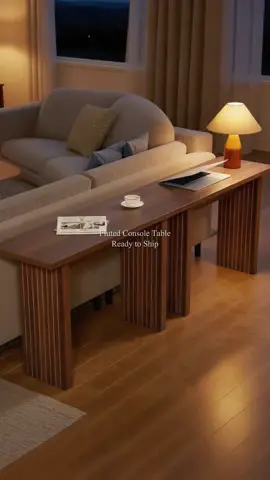 Didn’t expect this slim console table to make such a big impact—now it’s my favorite spot for keys, decor, literally everything. 😌 #Giratree #Giratreefurniture #ConsoleTableDecor #CozyHome