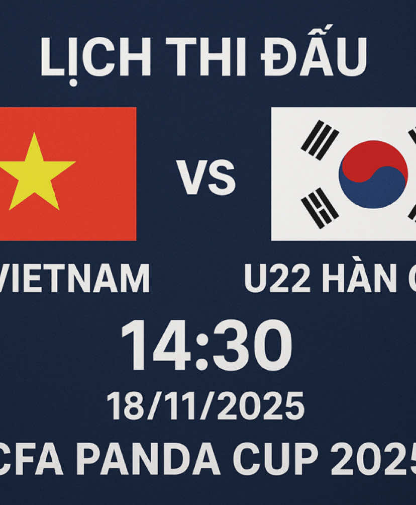 TRẬN ĐẤU CUỐI CÙNG, BÀI HỌC TO LỚN (FINAL MATCH, GREAT VALUE)!!! Sau trận thua đầy tiếc nuối trước U22 Uzbekistan🇺🇿 thì U22 Việt Nam🇻🇳 sẽ bước vào trận đấu cuối cùng gặp đội tuyển U22 Hàn Quốc🇰🇷 - đội bóng bất ngờ để thua trước đội chủ nhà U22 Trung Quốc🇨🇳 cách đây hai hôm trước. Đội tuyển của chúng đã có cơ hội học hỏi được nhiều điều mà nếu như không có những trận đấu kiểu này sẽ rất khó để đánh giá được điểm rơi phong độ, lối chơi hay con người. Trận đấu cuối cùng này sẽ được diễn ra vào lúc 14g30 ngày mai (18/11), mong rằng đội tuyển trẻ của chúng ta sẽ thi đấu tốt nhất trước đội bóng mạnh để lấy đà tự tin cho các giải đấu sắp tới như SEA Games 33 hay VCK U23 châu Á 2026… Đội tuyển U22 Việt Nam🇻🇳 hãy cố gắng lên nhé!! #doituyenu22vietnam #xhtiktok #giaigiaohuutuhungcfatournament2025 #pandacupchina2025 #doituyenu22vietnamcolenvodich🇻🇳🇻🇳🇻🇳 