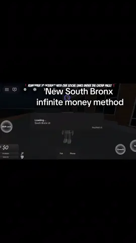 method is unpatched for right now #fyp #viral #Roblox #SouthBronx #sb 