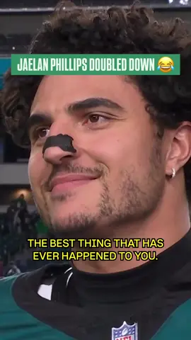 Playing for the Eagles tops the list for Jaelan Phillips. 👀 #eagles #nfl #nflfootball 