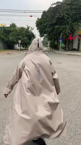 Áo mưa DÂY KÉO KHÓA VẢI DA CÁ thời trang siêu bền #aomuadaykeo #xuhuongtiktok #thoitrang 