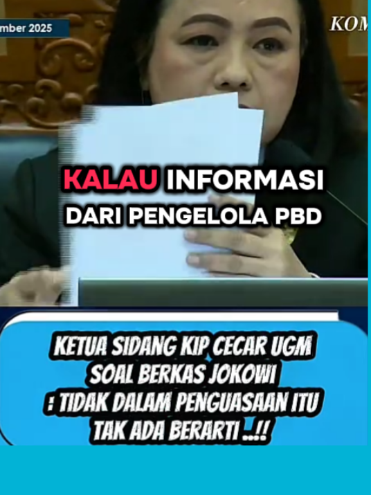 Ketua Sidang Cecar UGM tentang Ijazah Jokowi #semestatinjunews 