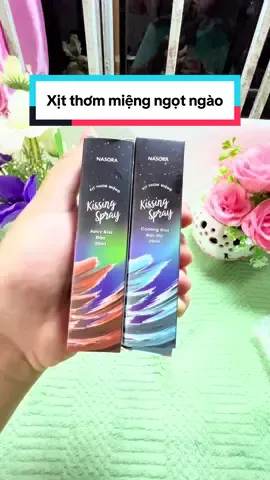 Xịt thơm miệng Kissing Spray Nasora 20ml chai mới Hương trái cây kẹo ngọt thơm mát ngọt ngào xịt miệng khử mùi hôi miệng cho mọi người tự tin hơn khi giao tiếp#TikTokAwardsVN #minhangchuan #chaixitthommieng #vaogiohang 