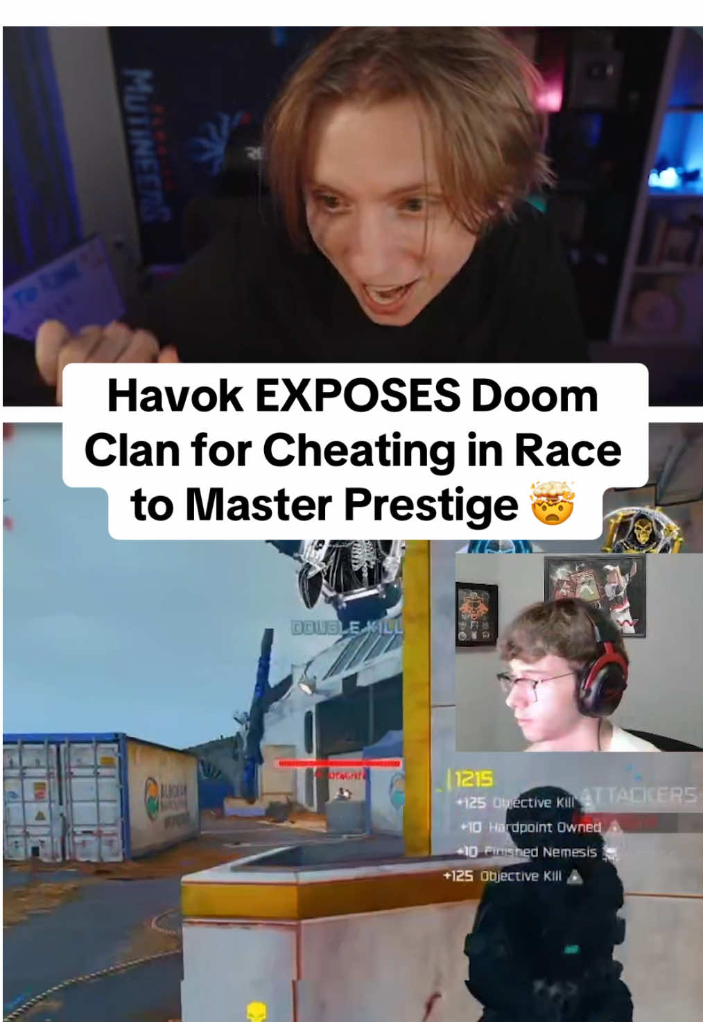Havok EXPOSES Doom Clan for Cheating in Race to Master Prestige 🤯 #cod #callofduty #blackops7 #bo7 #gaming 