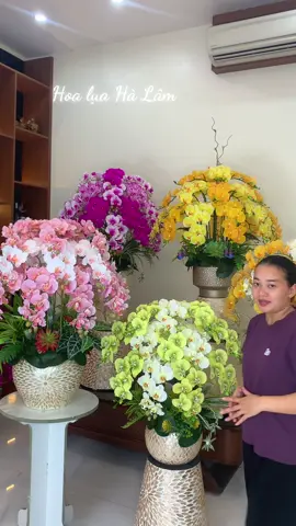 Những mẫu chậu hoa hot tết 2026 ❤️#hoaluacaocap #hoadecor #hoaluahalam #hoatet 