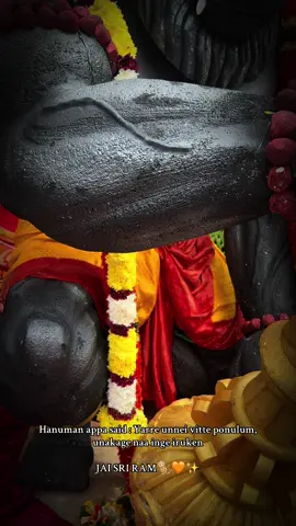 Rise strong like Hanuman Appa💪🏼🧡🐒✨! #fyp #fypシ゚viral #repost #jaisriram #hanumanappathunai🙏🏻🐒 @sriramabhaktahanumanjb 