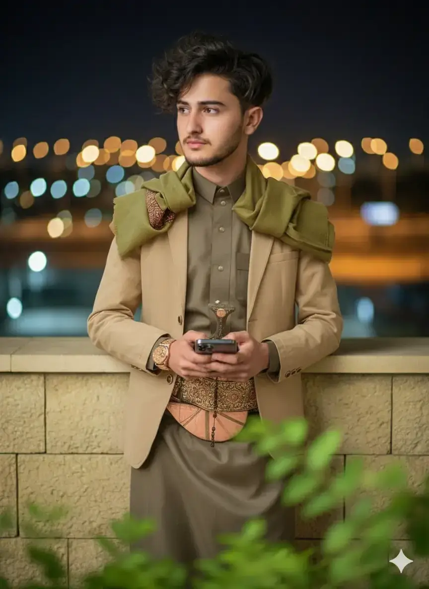 With the hood resting on his back. The texture should appear slightly soft, like a cotton blend. Beneath the hoodie, he wears a black crewneck sweater or shirt. The text 