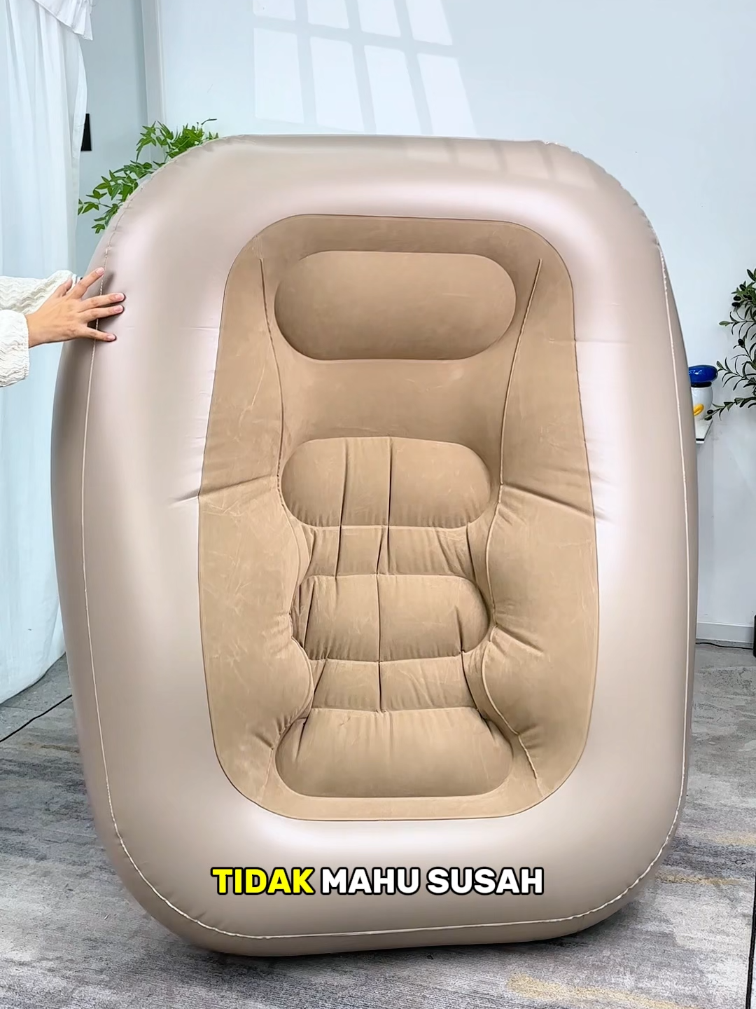 How wonderful it would be to have an air sofa like this!#mh102902 #modofo #modofoofficial #sofaangin #lazysofa #modofosofaangin #inflatableairbed