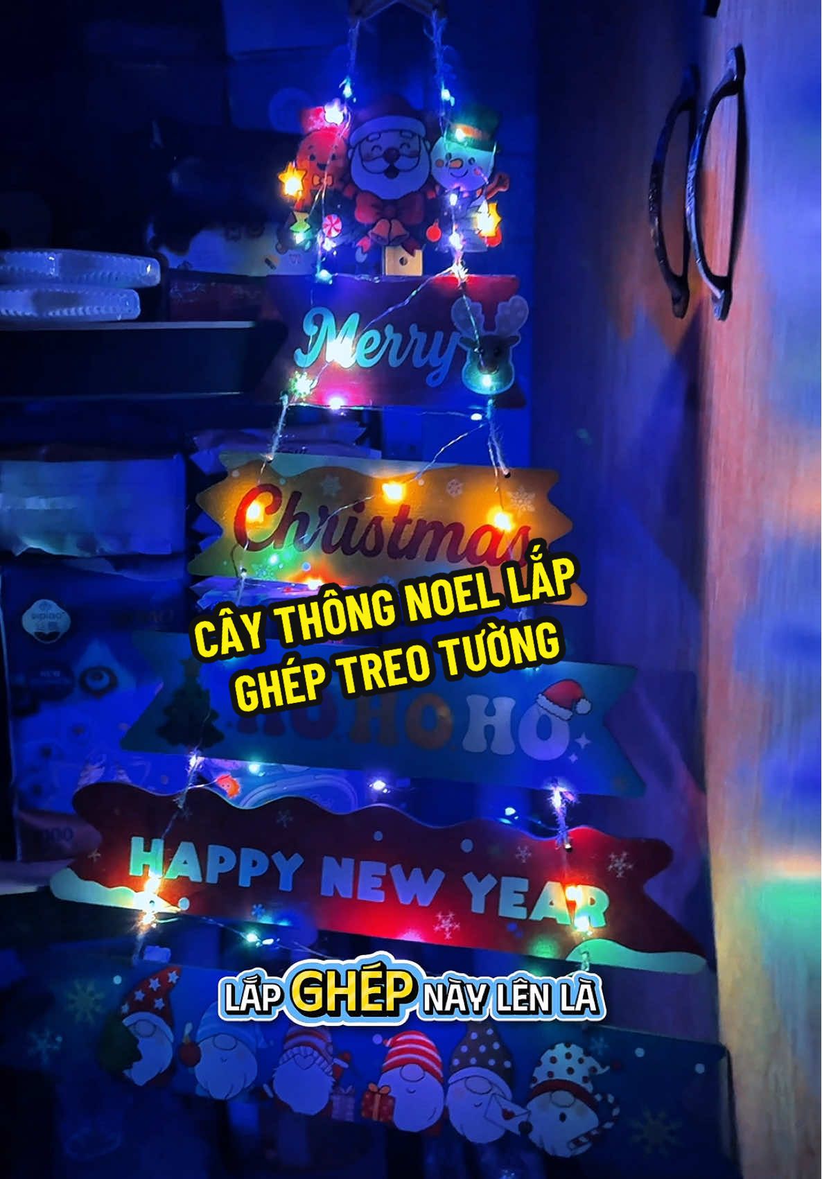 Cây thông Noel lắp ghép của nhà Bách Mộc quá xuất sắc #caythongnoel #giangsinh2026 #tiemnhadat78 