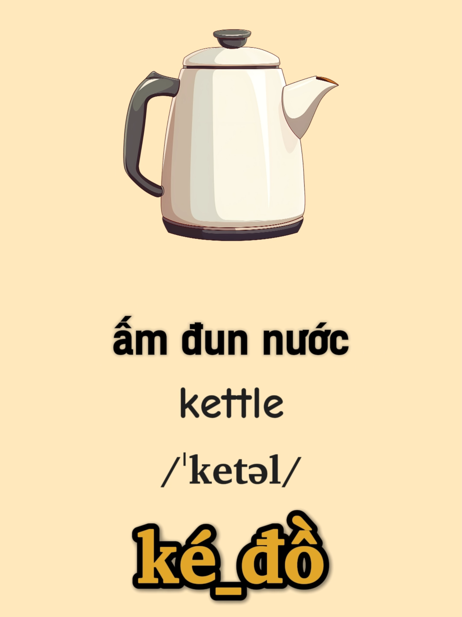 Từ Vựng Tiếng Anh Chủ Đề Đồ Dùng Trong Bếp Phần 2 #hoctienganhcungbe #hoctienganhdongian #hoctuvung #insupa