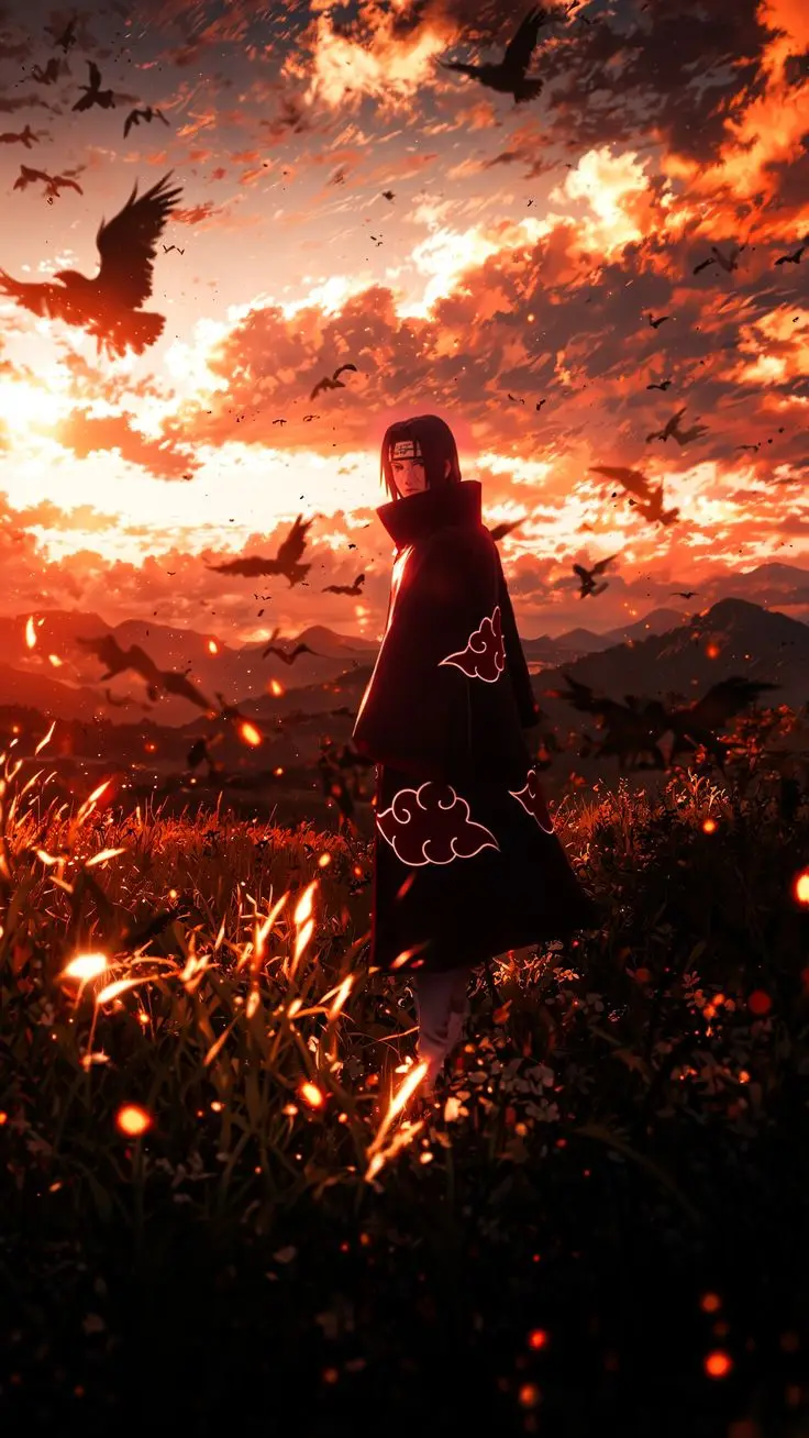 KEEP SUPPORT ME💖 #wallpaper #itachi #uchiha #naruto #Anime 